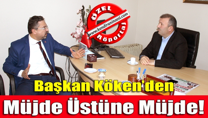Kandıra Belediye Başkanı Ünal Köken, 2017 yılında Kandıra’da hayata geçirilecek