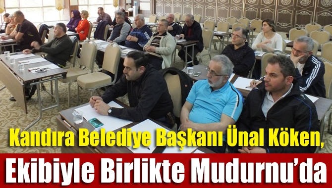 Belediye meclis üyeleri ve ekibiyle birlikte hafta sonunu Bolu Mudurnu’da
