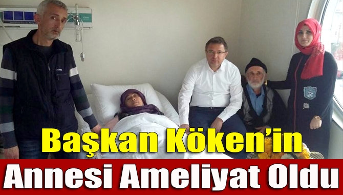 Kandıra Belediye Başkanı Ünal Köken’in annesi Melek Köken dizlerinde menisküs
