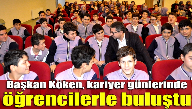 Başkan Köken, Kandıra İmam Hatip Ortaokulunda düzenlenen Kariyer Günleri programında