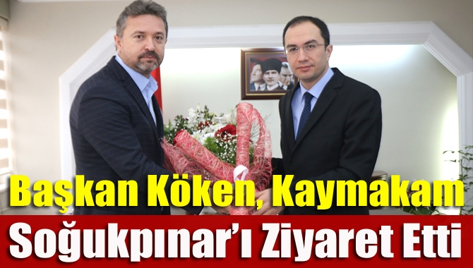 Kandıra Belediye Başkanı Ünal Köken, ilçeye yeni atanan Kaymakam Mehmet