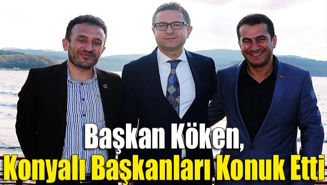 Başkan Köken, Konya Çumra Belediye Başkanı Dr. Mehmet Oğuz ve