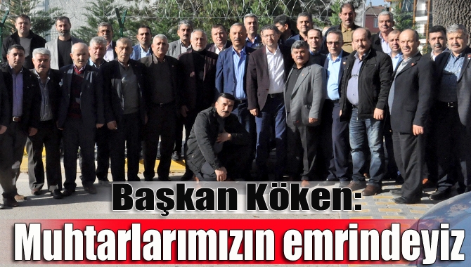 Her fırsatta muhtarları ziyaret ederek istişare eden Kandıra Belediye Başkanı