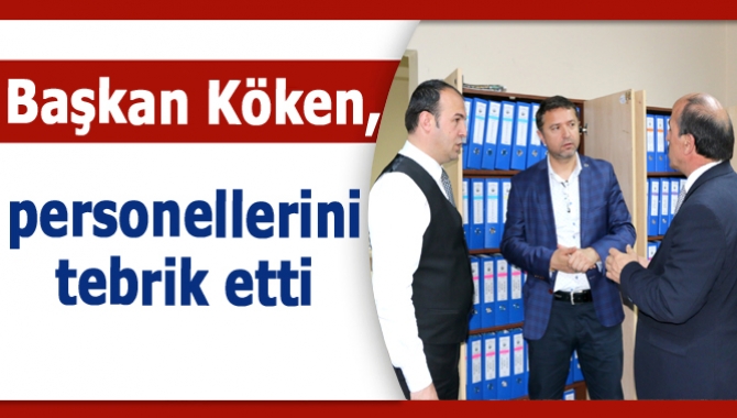 Kandıra Belediye Başkanı Ünal Köken, Ruhsat ve Denetim Müdürlüğü personeliyle