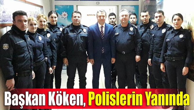 Kandıra Belediye Başkanı Ünal Köken, İl Emniyet Müdürü Necati Denizci