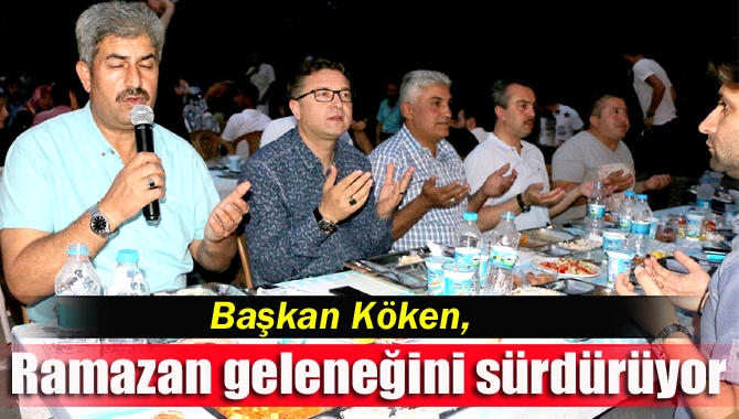 Ramazan geleneğini sürdüren Kandıra Belediye Başkanı Ünal Köken, mahalle iftarlarında