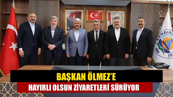Kandıra Belediye Başkanı Erol Ölmez’e hayırlı olsun ziyaretleri tüm hızıyla