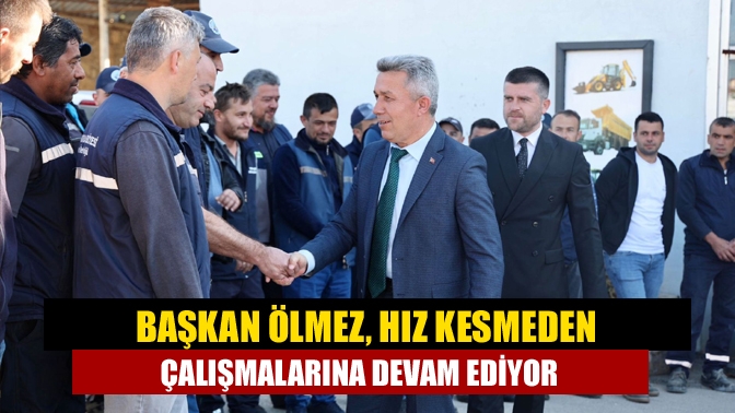 Kandıra Belediye Başkanı Erol Ölmez, görevi devralmasının ardından belediye içinde