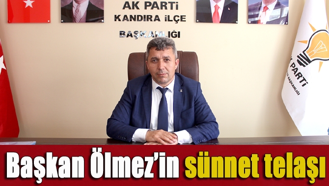 AK Parti Kandıra İlçe Başkanı Erol Ölmez, oğlu Ahmed Kağan