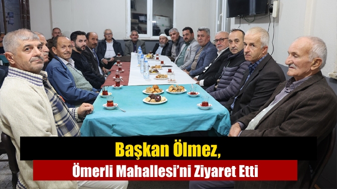 Başkan Ölmez, Ömerli Mahallesi’ni Ziyaret Etti Kandıra Belediye Başkanı Erol Ölmez, Ömerli Mahallesi’ni ziyaret ederek halkın