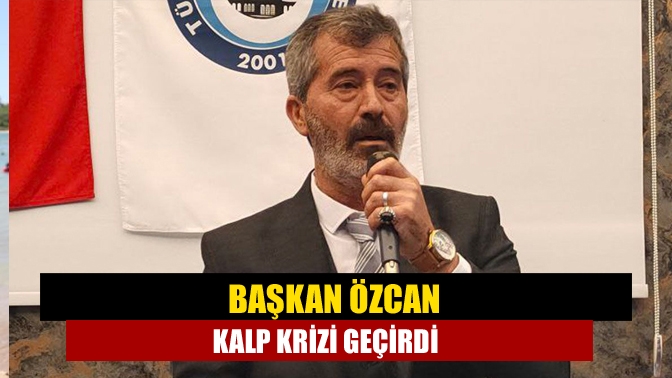Türk Diyanet Vakıf Sen Kocaeli Şube Başkanı Güngör Özcan kalp