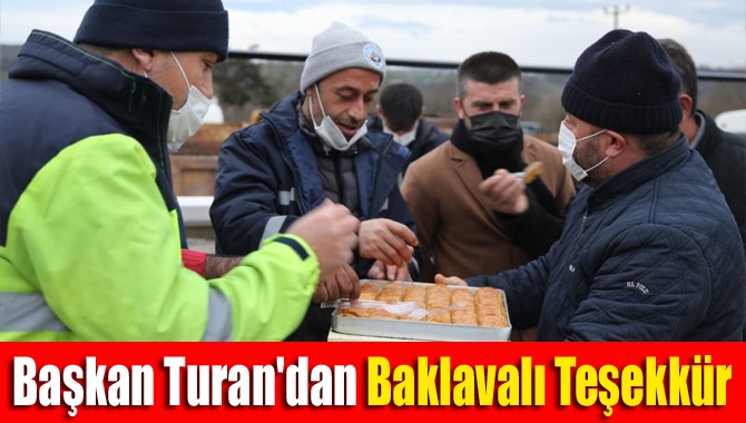Kandıra Belediye Başkanı Adnan Turan'dan, kar, soğuk demeden gece gündüz