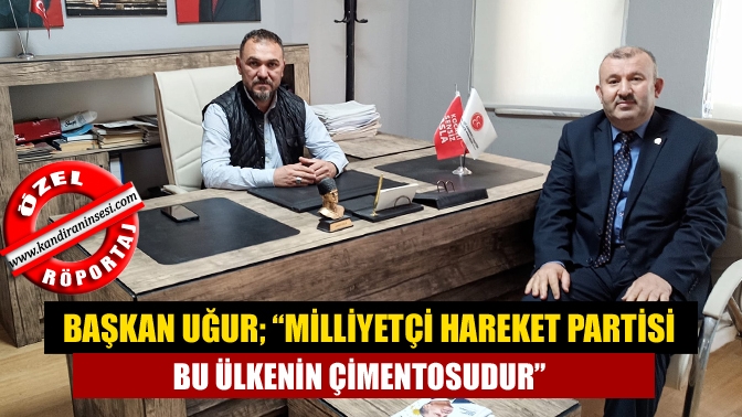 “Milliyetçi Hareket Partisi bu ülkenin çimentosudur” diyen MHP Kandıra İlçe