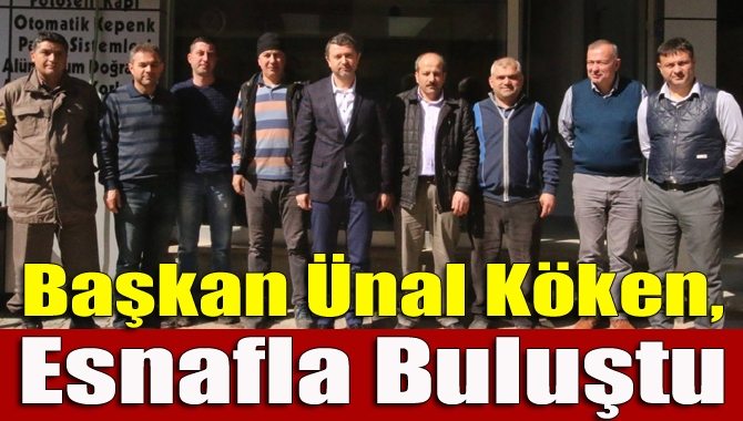Esnafları ziyaret eden Başkan Köken, sohbet edip talepleri dinleyerek Kandıra’nın