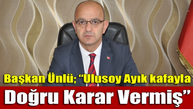 MHP İl Başkanı Aydın Ünlü, sağlık sorunlarından dolayı şok bir