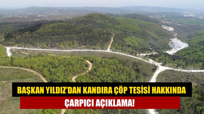 İYİ Parti Kocaeli İl Başkanı Şanbaz Yıldız, Kandıra’ya yapılacak çöp