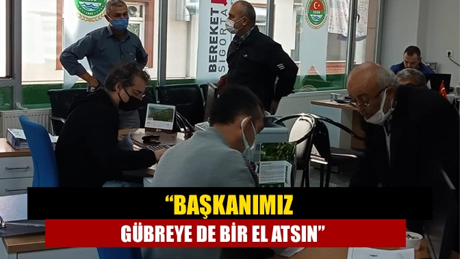 Kandıra Ziraat Odası Başkanı Erdal Çetin, Kandıralı çiftçiler adına Büyükşehir