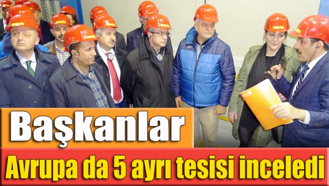 Başkan İbrahim Karaosmanoğlu ve beraberindeki heyet Almanya ve Avusturya’da “Evsel