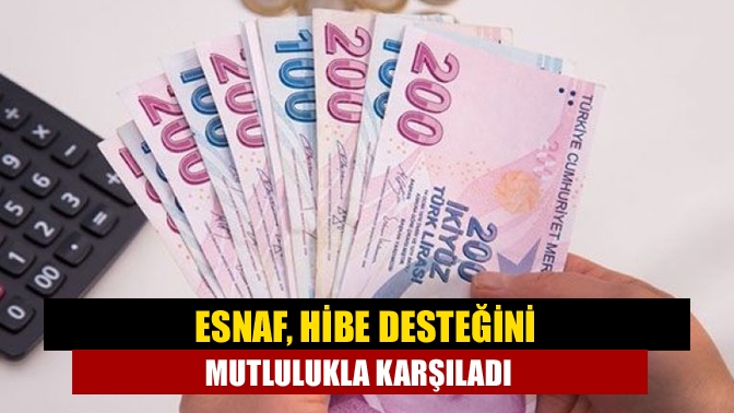 Cumhurbaşkanı Recep Tayyip Erdoğan'ın esnafa yönelik açıkladığı hibe destek paketini