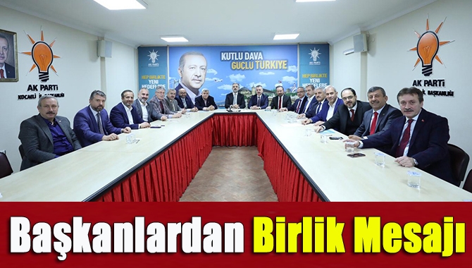 AK Parti’de belediye başkanları ve Büyükşehir Belediye Adayı Doç. Dr.