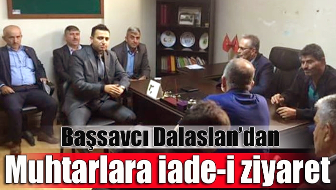 Kandıra Cumhuriyet Başsavcısı İsmet Dalaslan, Türkiye Muhtarlar Derneği Kandıra Şubesi’ne