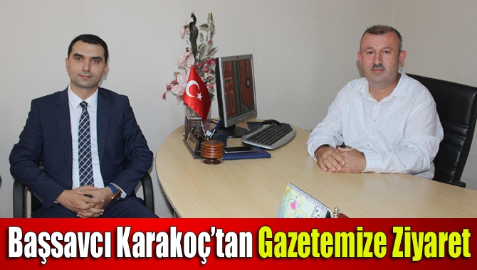 Kandıra Cumhuriyet Başsavcısı Emrah Karakoç, gazetemize iade-i ziyarette bulundu.