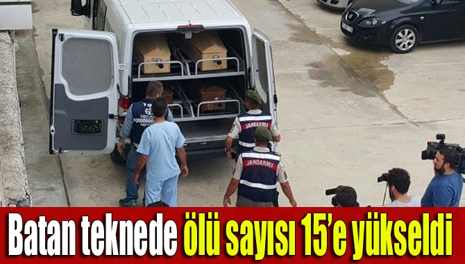 Sahil Güvenlik Komutanlığı, Kefken açıklarında batan teknedeki göçmenlerden 15’inin cesedine