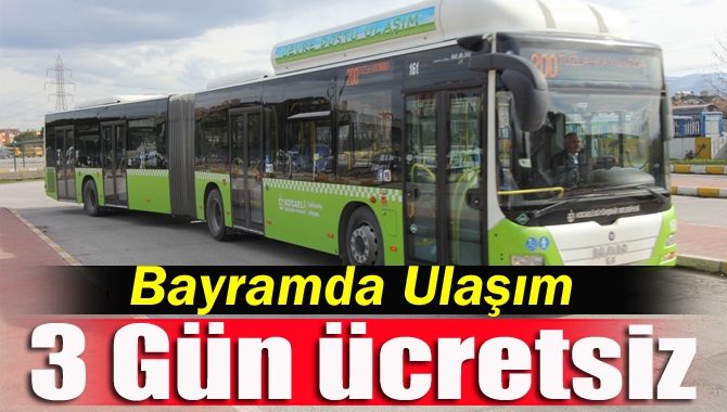 Büyükşehir, Ramazan Bayramı süresince deniz ve kara ulaşımında ücretsiz hizmet
