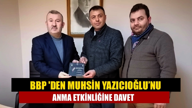 Büyük Birlik Partisi Kandıra İlçe Başkanı Murat Küçüktecer, Muhsin Yazıcıoğlu’nun