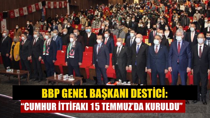 Büyük Birlik Partisi (BBP) 10. Olağan İl Kongresinde konuşan Genel