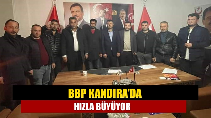 Büyük Birlik Partisi Kandıra İlçe Başkanı Murat Küçüktecer ve yönetimi,