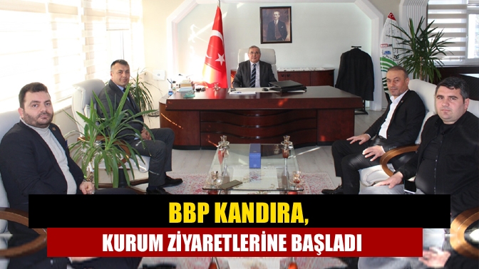Büyük Birlik Partisi Kandıra İlçe Başkanı Murat Küçüktecer ve yönetimi,