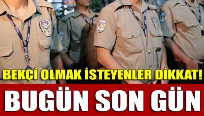 Kocaeli’de 9 farklı ilçede görev yapmak üzere 200 bekçi alınacak.