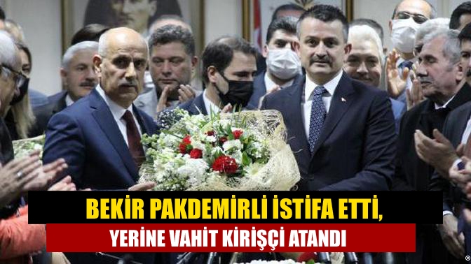 Resmi Gazete'de yayımlanan Cumhurbaşkanı kararına göre Tarım ve Orman Bakanı