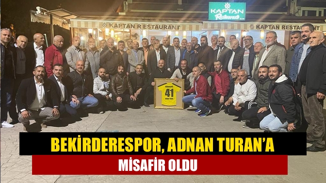 Kandıra Belediye Başkanı Adnan Turan, Bekirderspor Kulübü’ne Kerpe Kaptan Restaurant’ta