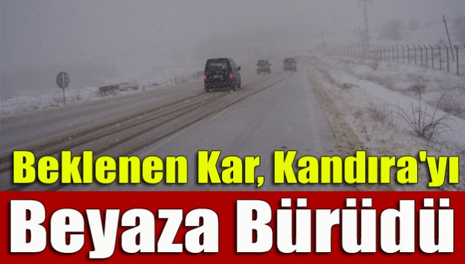 Meteoroloji Genel Müdürlüğü Kocaeli için kar yağışı uyarısı yapmıştı. Gece