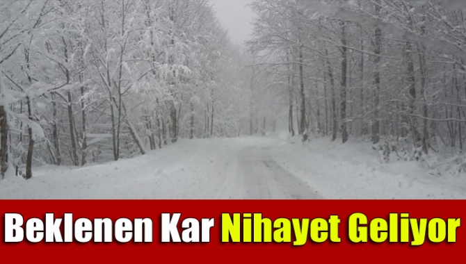 Meteorolojinin hava tahmin raporuna göre kar yağışı perşembe gününden itibaren