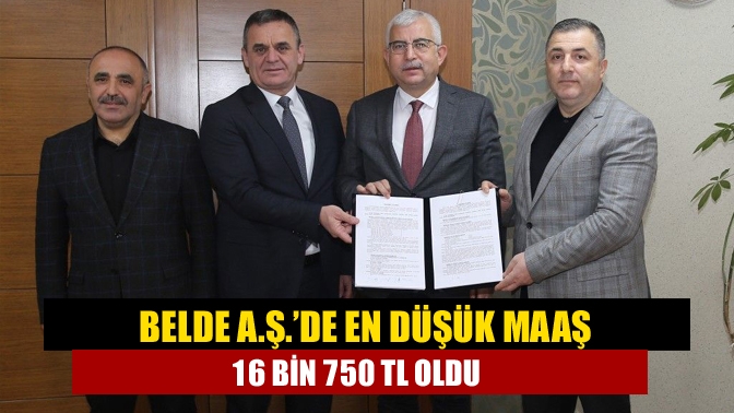 Büyükşehir ile Hizmet-İş arasında imzalanan toplu iş sözleşmesiyle Belde A.Ş.