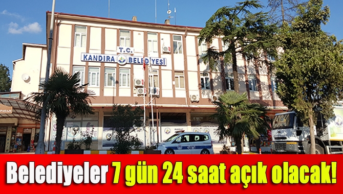 Çevre ve Şehircilik Bakanı Murat Kurum imzasıyla belediyelerin vatandaşa 7