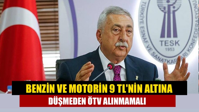 Türkiye Esnaf ve Sanatkarları Konfederasyonu (TESK) Genel Başkanı Bendevi Palandöken,
