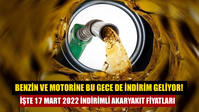 Petrol fiyatlarında yaşanan düşüşle birlikte akaryakıtta indirim devam ediyor. Benzin
