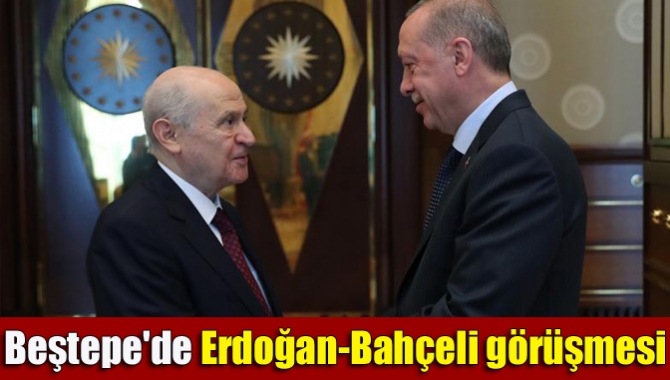 Cumhurbaşkanı Erdoğan, MHP lideri Bahçeli'yi Beştepe'de kabul etti. Görüşme 40