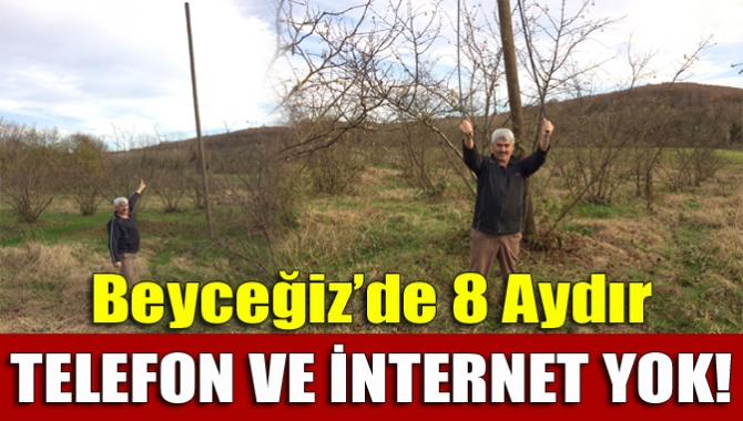 Kandıra Beyceğiz Mahallesi’nde kablo hırsızlarının çaldığı 1 kilometrelik hat yüzünden,