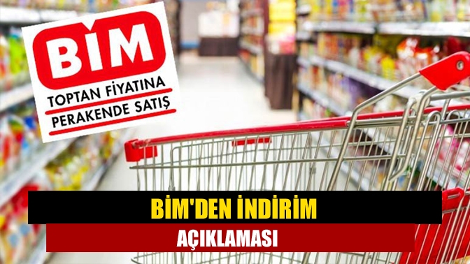 BİM marketler zinciri 40'tan fazla üründe yüzde 8 ile yüzde