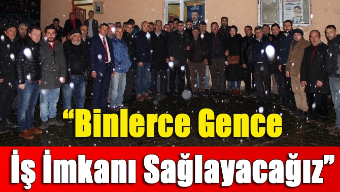 Ziyaretlerde hemşehrileri ile bir araya gelen Başkan Adayı Adnan Turan,