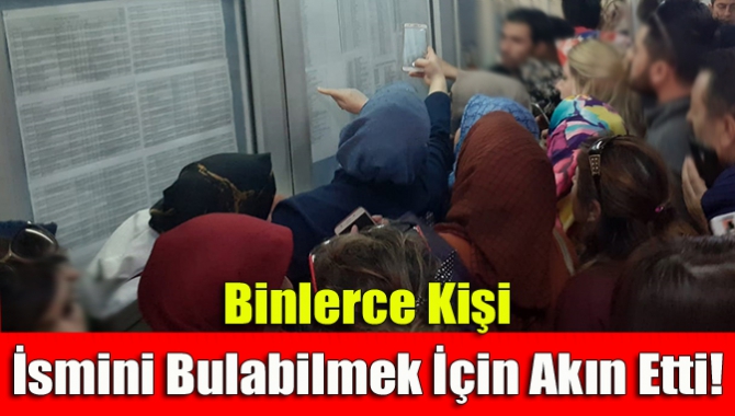 İŞKUR İl Müdürlüğü tarafından yapılan 1000 temizlik görevlisi için 5