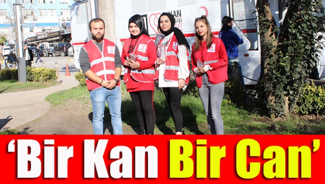 Kandıra Meslek Yüksek Okulu (MYO) öğrencileri “Bir Kan Bir Can”projesi
