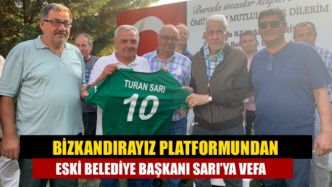 Bizkandırayız Platformu, eski Kandıra Belediye Başkanı Diş hekimi Turan Sarı
