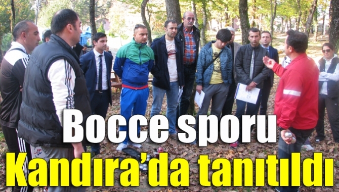 Bocce Milli Takım Antrenörü Hakkı Ünal tarafından Kandıra’da görev yapan