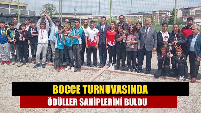 15-21 Mayıs Gençlik Haftası kutlama etkinlikleri kapsamında düzenlenen Bocce turnuvası